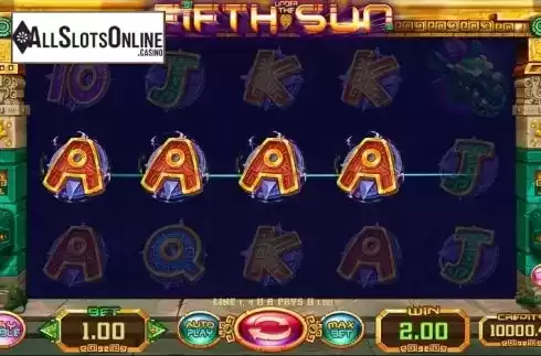 Win screen 3. Under The Fifth Sun from Felix Gaming
