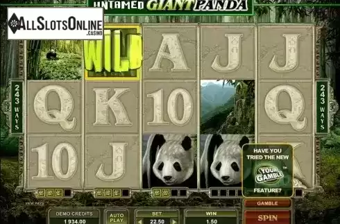 Screen9. Untamed Giant Panda from Microgaming
