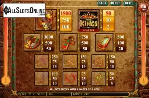 Screen3. Valley of the Kings from Gamesys