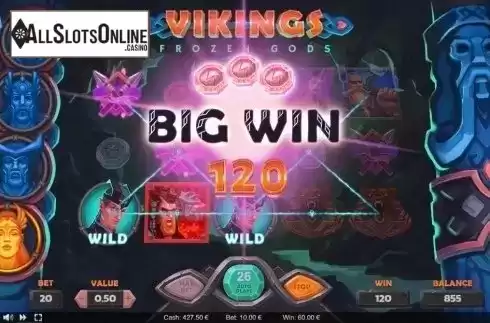 Big Win. Vikings Frozen Gods from Thunderspin