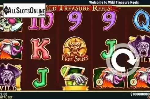 Reel Screen. Wild Treasure Reels from Slot Factory