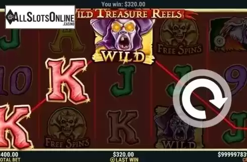 Win Screen 3. Wild Treasure Reels from Slot Factory
