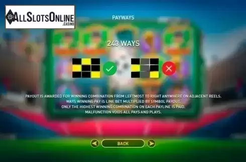 Payways. World Soccer Slot 2 from GamePlay