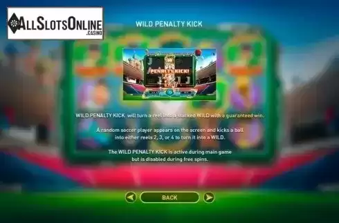 Wild penalty kick. World Soccer Slot 2 from GamePlay