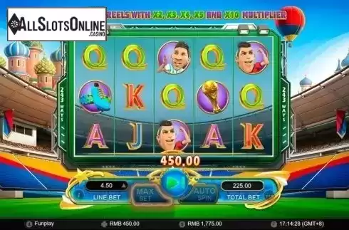 Win. World Soccer Slot 2 from GamePlay