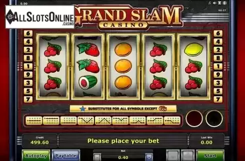 Reels. Grand Slam Casino from Greentube