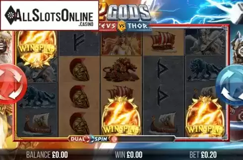 Win Spins Trigger. 2 Gods Zeus vs Thor from 4ThePlayer