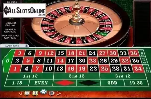 Game Screen 3. 3D Roulette Premium from Playtech