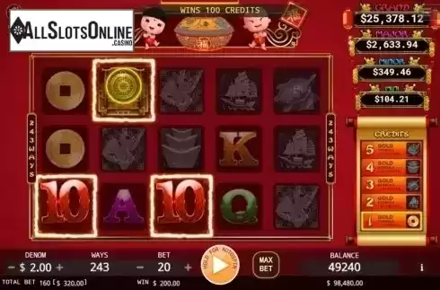 Win Screen. 88 Riches (KA Gaming) from KA Gaming