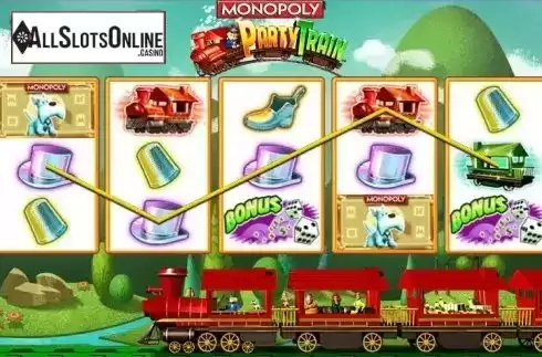 Screen2. MONOPOLY Party Train from WMS