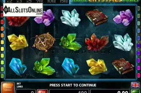 Screen2. Magic Crystals Power from Casino Technology
