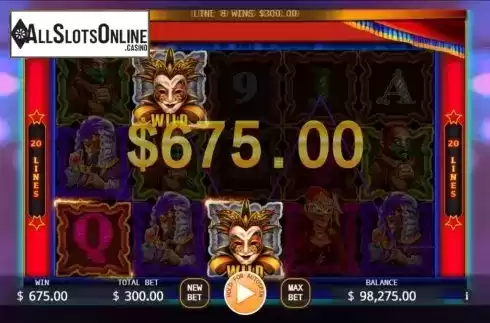 Win Screen. Masquerade (KA Gaming) from KA Gaming
