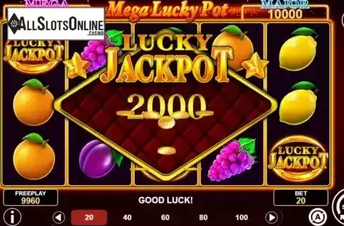 Win Lucky Jackpot screen