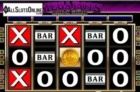 Screen4. Mega Pots Bar-X Gold from OpenBet