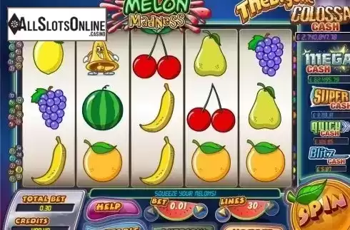 Game Workflow screen. Melon Madness Deluxe from Bwin.Party
