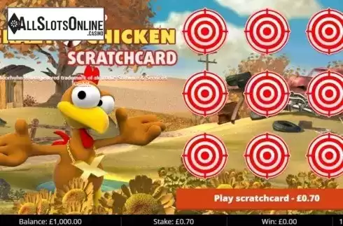 Start Screen. Moorhuhn Scratchcard from Gluck Games