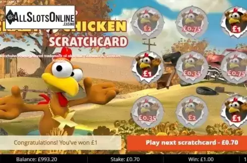 Win Screen 3. Moorhuhn Scratchcard from Gluck Games