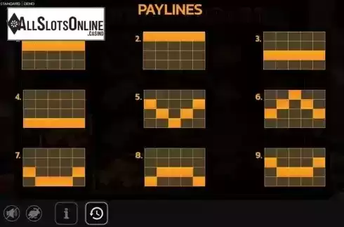 Paylines screen 1