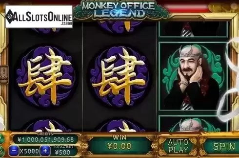 Reel Screen. Monkey Office Legend from CQ9Gaming