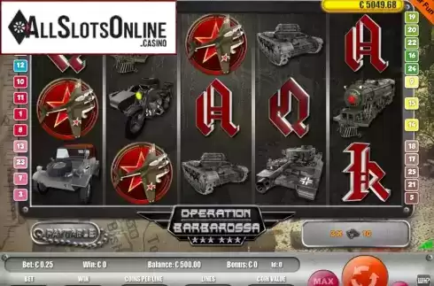 Screen2. Operation Barbarossa from Portomaso Gaming