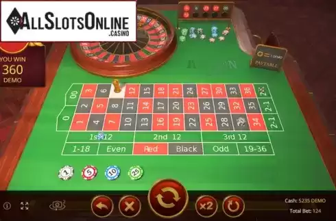 Win Screen. American Roulette 3D (Evoplay) from Evoplay Entertainment