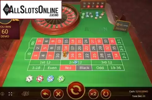 Win screen 1. American Roulette 3D (Evoplay) from Evoplay Entertainment