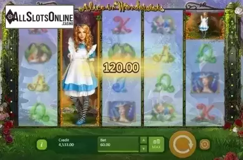 Screen 6. Alice in Wonderslots from Playson