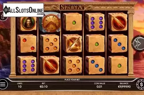 Reel Screen. Almighty Sparta Dice from Endorphina