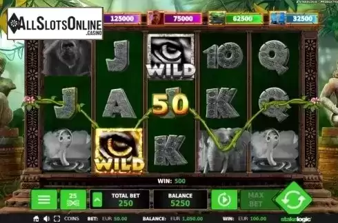 Win Screen . Big 5 Jungle Jackpot from StakeLogic
