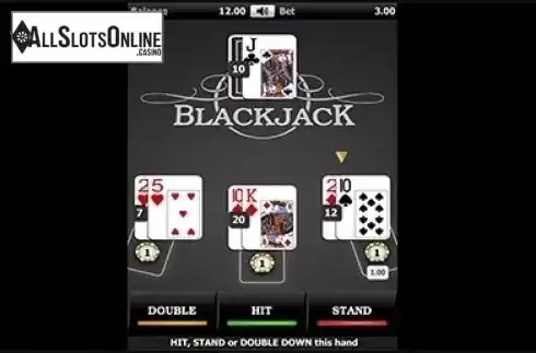 Reel screen. Blackjack (Mini Games) from Realistic