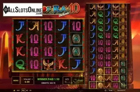 Win Screen 2. Book Of Ra Deluxe 10 from Greentube