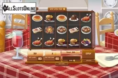 Game Workflow screen. Bon Appetit (Red Rake) from Red Rake