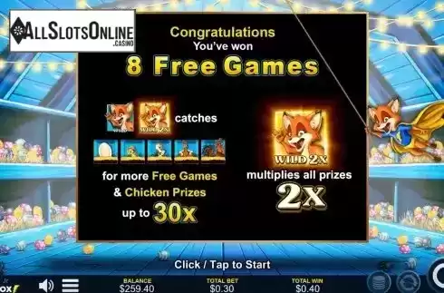 Free Spins Game screen 2