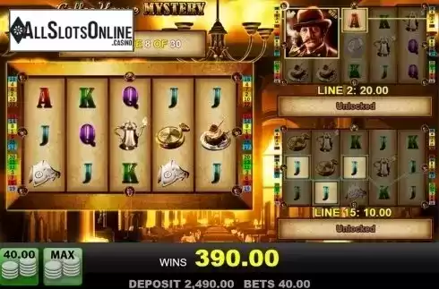 Free spins screen 3. Coffee House Mystery from Merkur