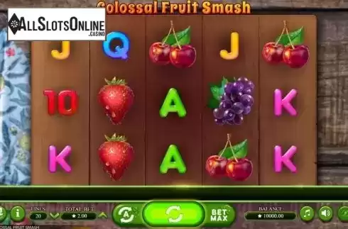Reel Screen. Colossal Fruit Smash from Booming Games