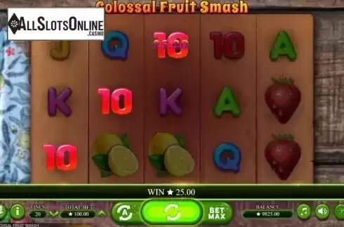 Win Screen 1. Colossal Fruit Smash from Booming Games