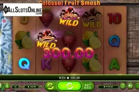Win Screen 3. Colossal Fruit Smash from Booming Games