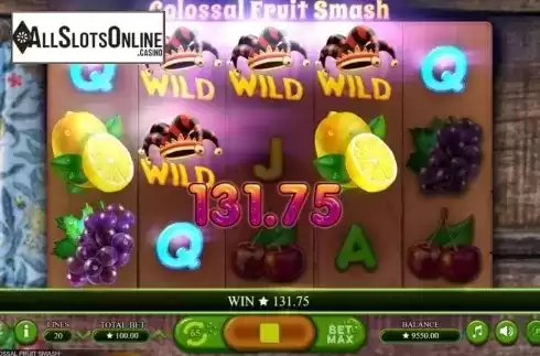 Win Screen 4. Colossal Fruit Smash from Booming Games