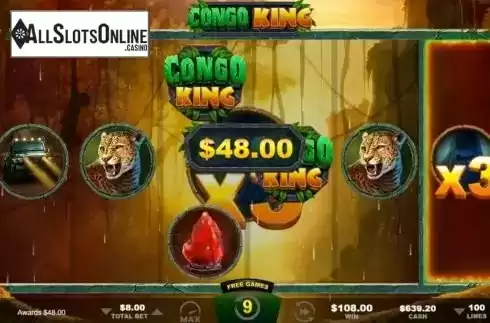 Free Spins 2. Congo King Quad Shot from Ainsworth