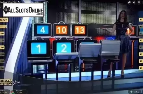 Game Screen 1. Deal Or No Deal Live from Evolution Gaming