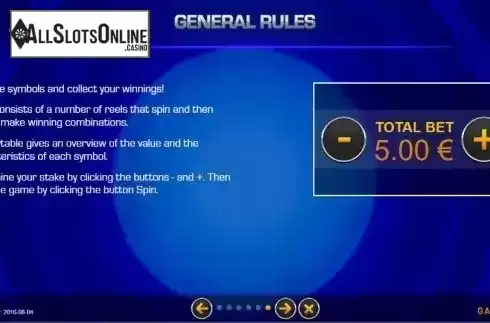 General Rules. Deal or No Deal The Slot Game from GAMING1