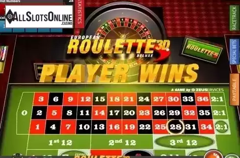 Screen 4. European Roulette 3D Deluxe from Zeus Play