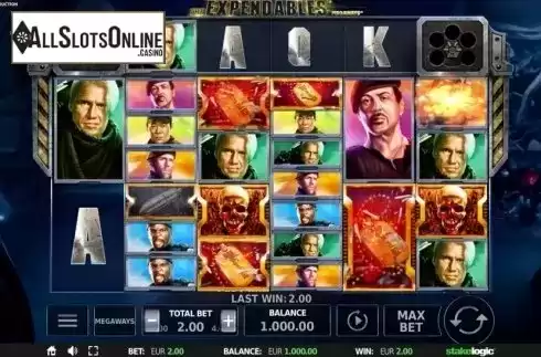Reel Screen 1. Expendables Megaways from StakeLogic