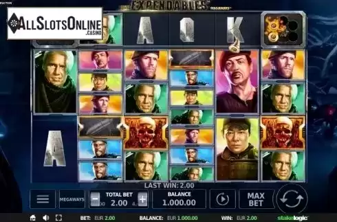 Reel Screen 3. Expendables Megaways from StakeLogic