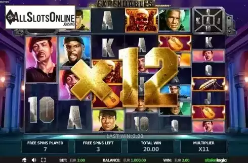 Free Spins 2. Expendables Megaways from StakeLogic