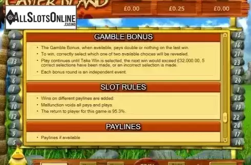 Gamble Bonus. Easter Island (Eyecon) from Eyecon