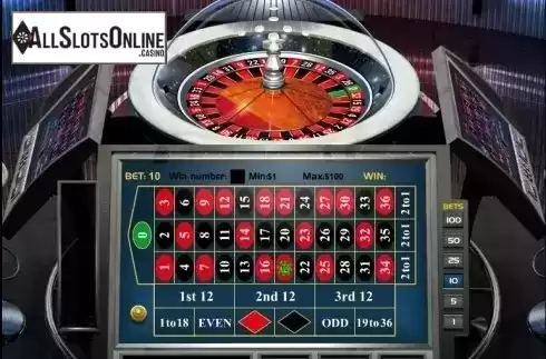 Game Workflow screen 2. Electronic Roulette from Pragmatic Play
