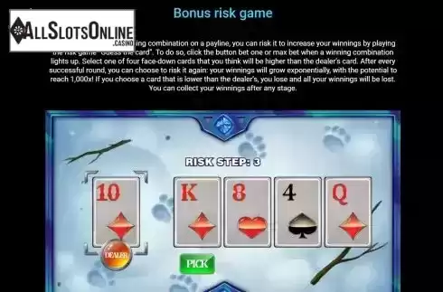 Risk game screen