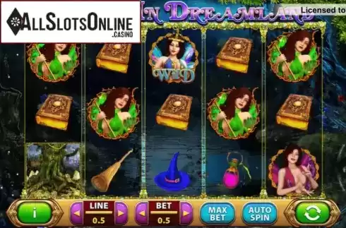 Reel Screen. Fairies in Dreamland from Probability Gaming