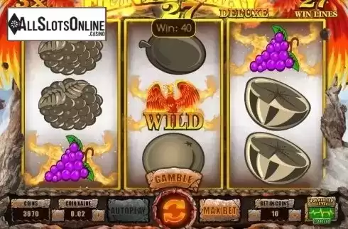 Wild Win screen. Fenix Play 27 Deluxe from Wazdan
